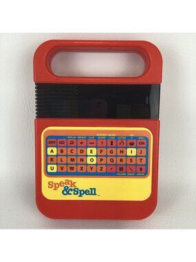Speak & Spell Handheld Electronic Learning Game System Retro Kahootz Toy 2019